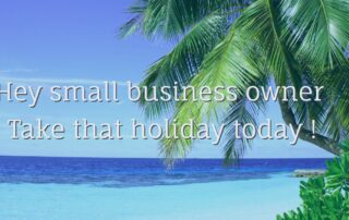 small business owner holidays