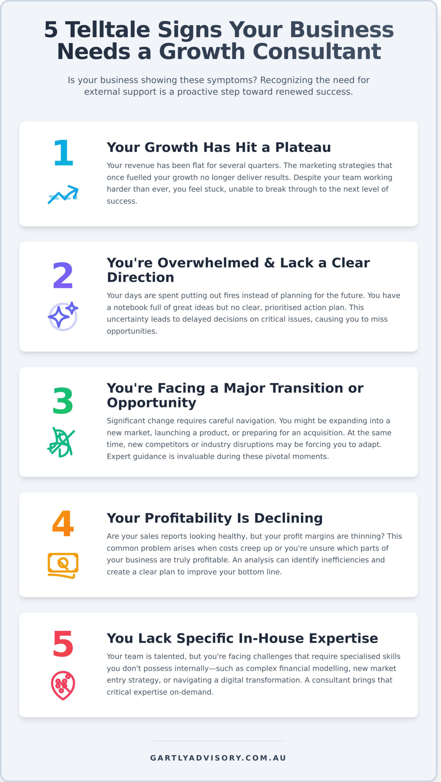 Hiring a Business Growth Strategy Consultant: A Guide for Melbourne SMEs - Infographic