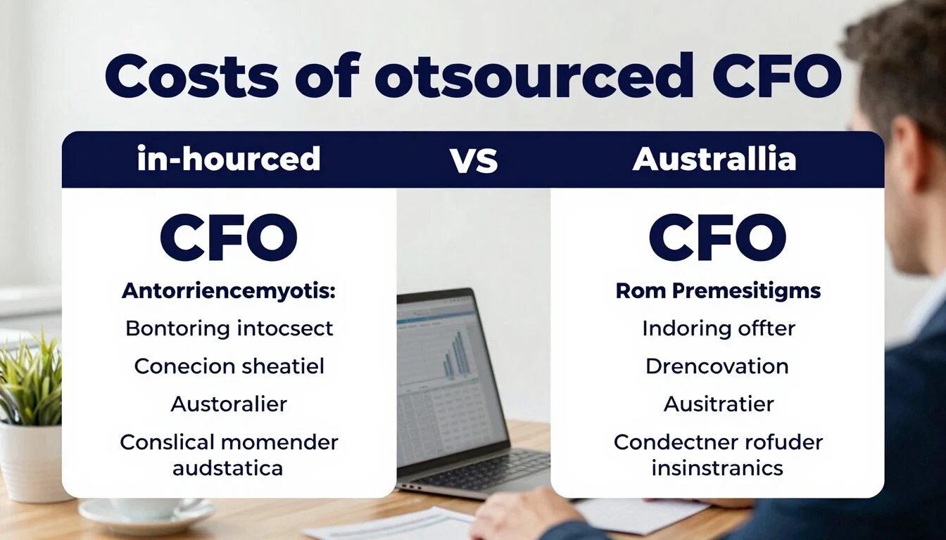 Cost comparison infographic outsourced vs in-house CFO Australia