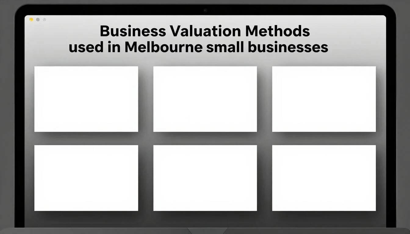 Comparison of small business valuation methods infographic