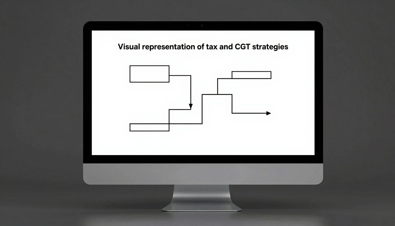 Tax and capital gains tax strategy visual guide