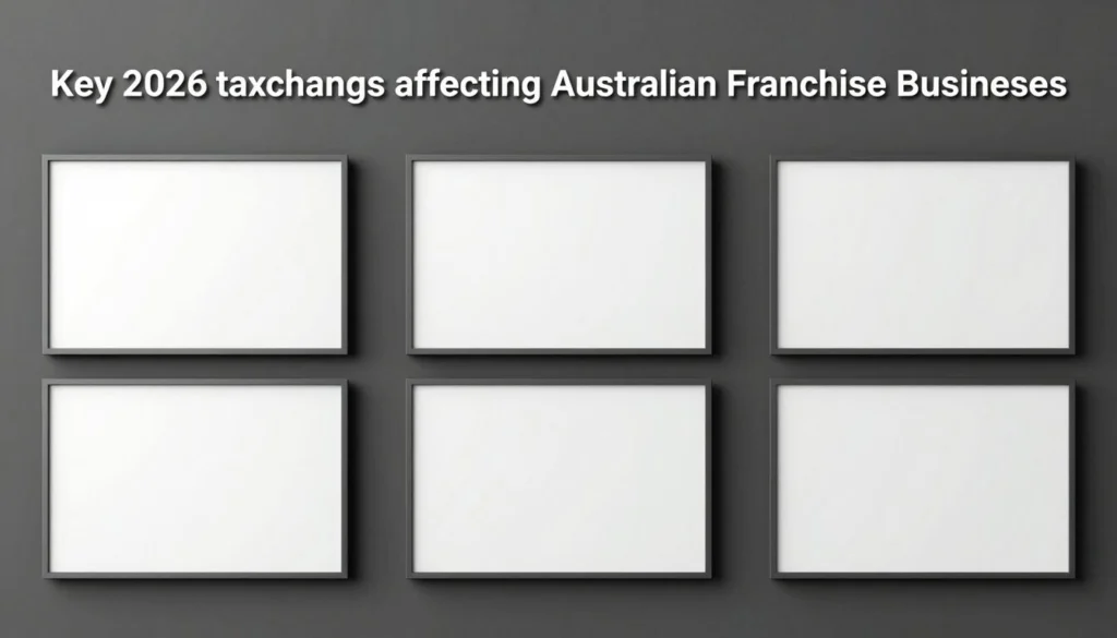 Infographic of 2026 Australian franchise tax changes