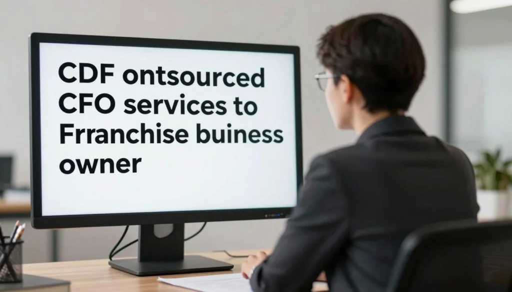 Outsourced CFO advising franchise owner