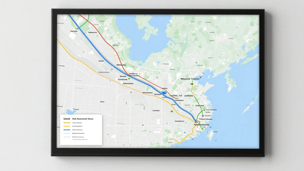 Map of Melbourne and Victoria