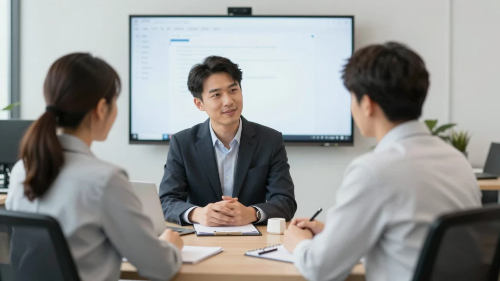 Business adviser assisting small business owner with BAS compliance
