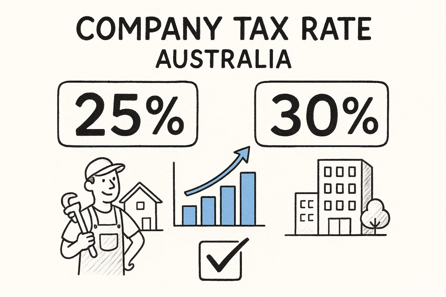 company-tax-rate-australia Company Tax Rate Australia: 25% or 30%, and Who Pays It