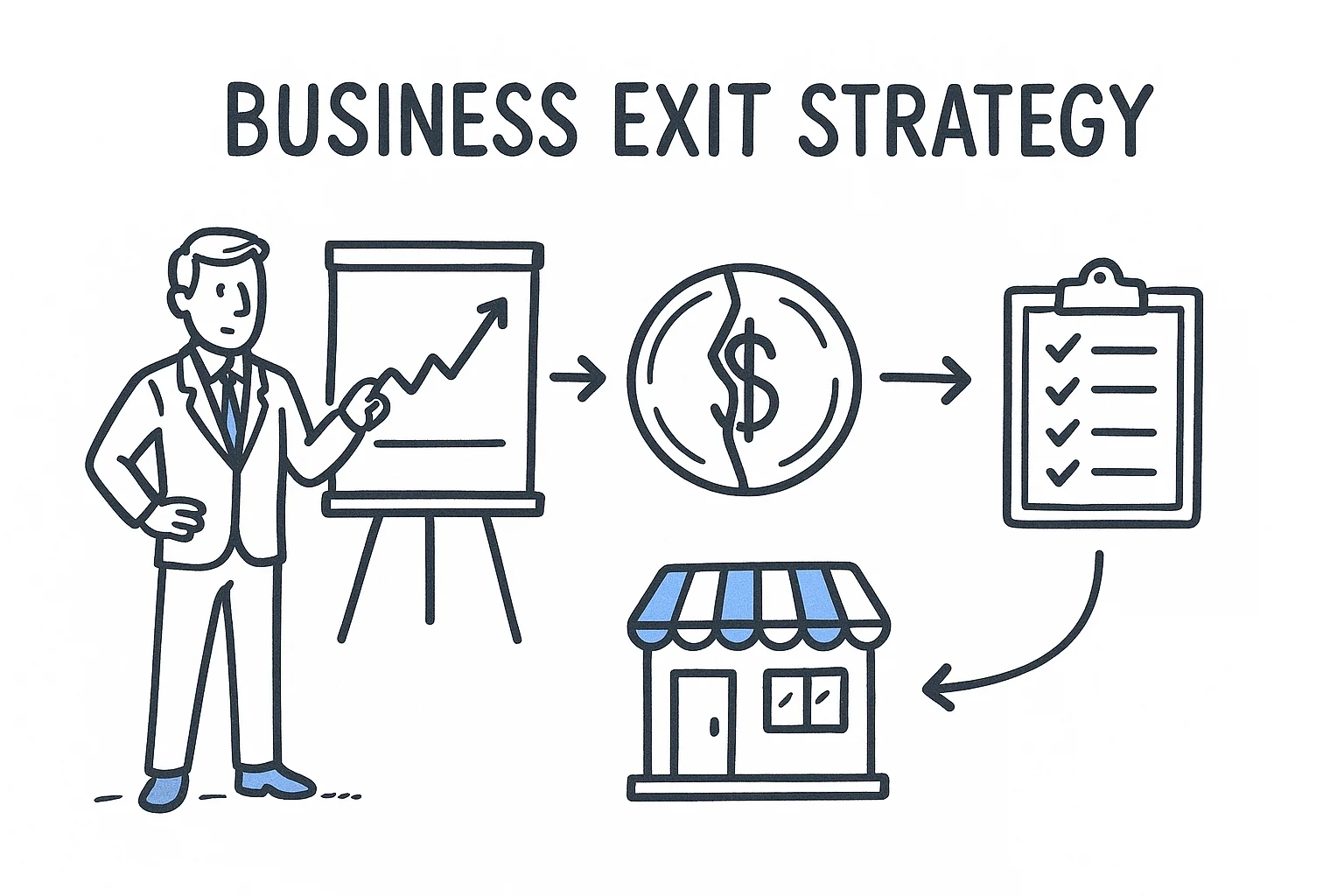 business-exit-strategy Business Exit Strategy: What It Is and How to Plan One