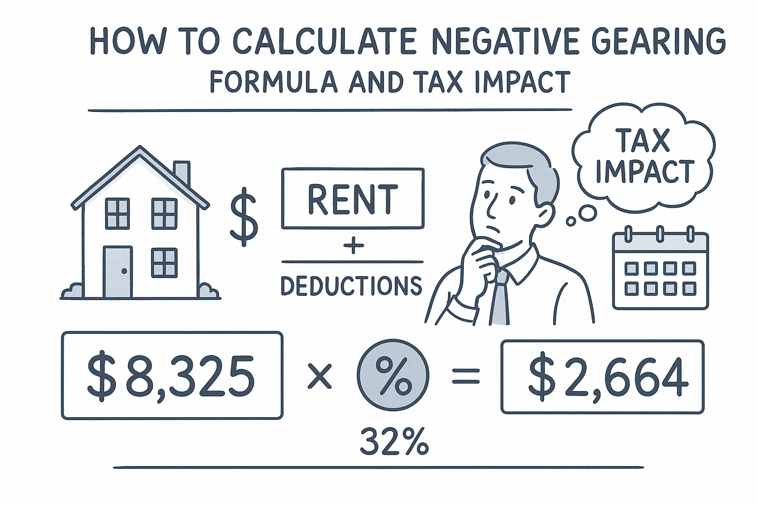 how-to-calculate-negative-gearing How to Calculate Negative Gearing: Formula and Tax Impact